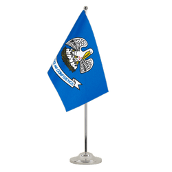 Tischflagge Louisiana - 15 x 22 cm Satin