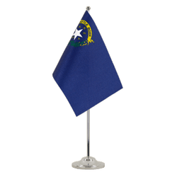 Nevada Satin Tischflagge 15 x 22 cm