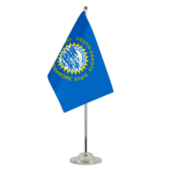 Tischflagge South Dakota - 15 x 22 cm Satin