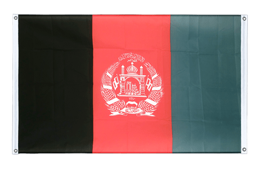 Afghanistan Bannerfahne 90 x 150 cm, Querformat