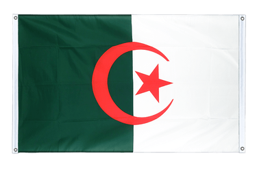 Bannerfahne Algerien - 90 x 150 cm, Querformat