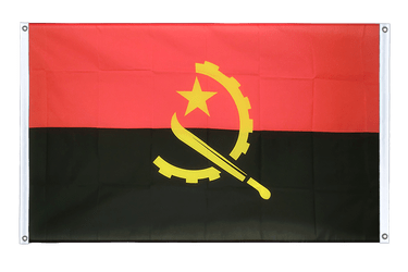 Angola Banner Flag 3x5 ft, landscape