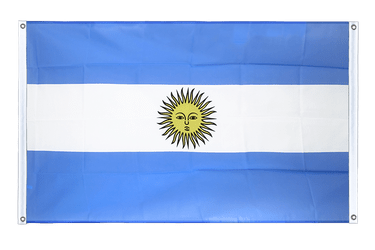 Bannerfahne Argentinien - 90 x 150 cm, Querformat