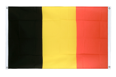 Belgium Banner Flag 3x5 ft, landscape