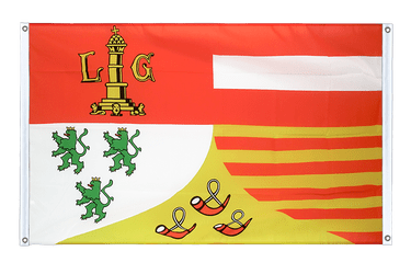 Belgium Liège Banner Flag 3x5 ft, landscape