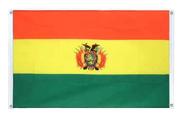 Bannerfahne Bolivien - 90 x 150 cm, Querformat