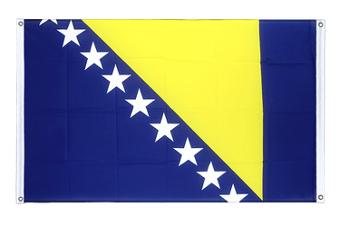 Bosnien Herzegowina Bannerfahne 90 x 150 cm, Querformat