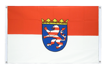 Hessen Bannerfahne 90 x 150 cm, Querformat
