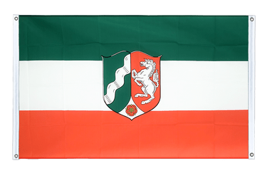 Nordrhein Westfalen Bannerfahne 90 x 150 cm, Querformat