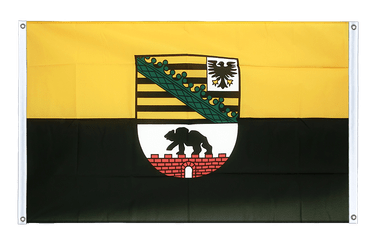 Sachsen Anhalt Bannerfahne 90 x 150 cm, Querformat