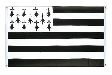 Brittany Banner Flag 3x5 ft, landscape