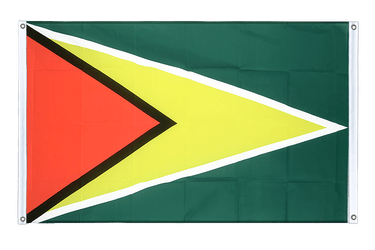 Bannerfahne Guyana - 90 x 150 cm, Querformat