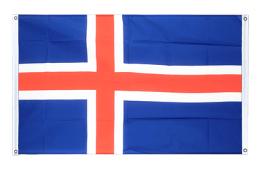 Iceland Banner Flag 3x5 ft, landscape