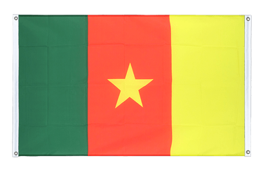 Bannerfahne Kamerun - 90 x 150 cm, Querformat