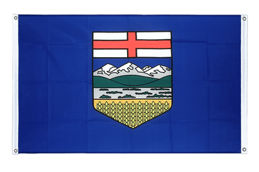 Bannerfahne Alberta - 90 x 150 cm, Querformat