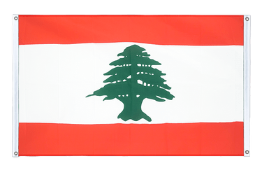 Bannerfahne Libanon - 90 x 150 cm, Querformat