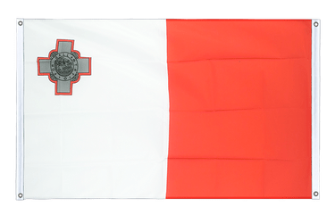 Bannerfahne Malta - 90 x 150 cm, Querformat