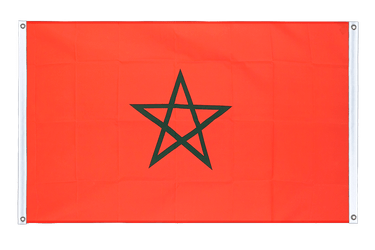 Bannerfahne Marokko - 90 x 150 cm, Querformat