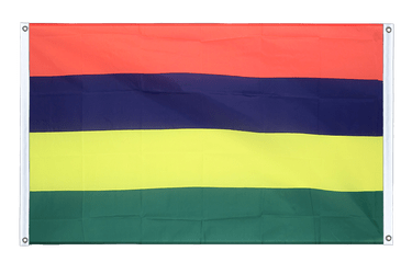 Mauritius Bannerfahne 90 x 150 cm, Querformat