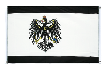 Bannerfahne Preußen - 90 x 150 cm, Querformat