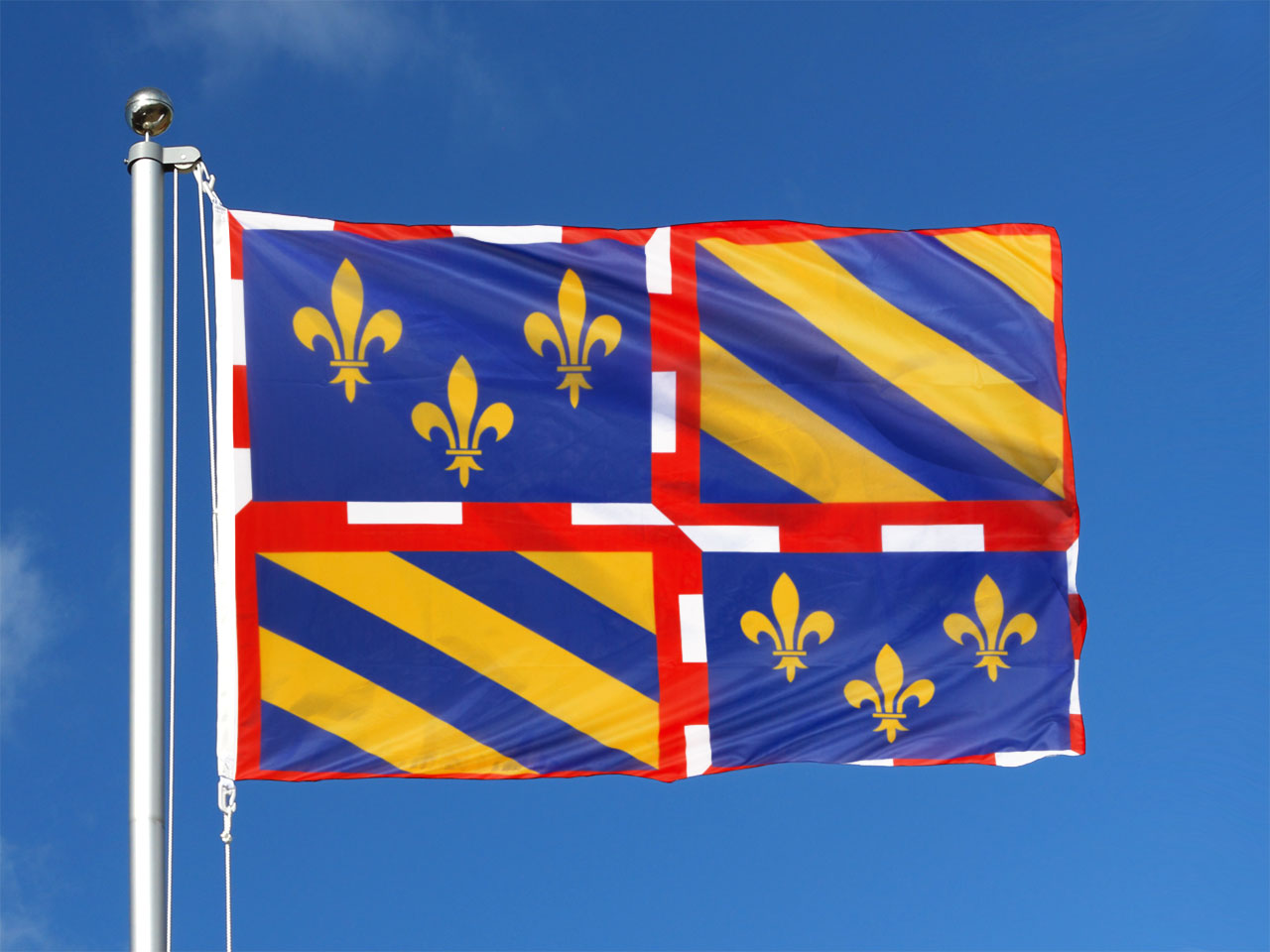 Flagge Burgund Hissflagge 60 x 90 cm Fahne Frankreich 