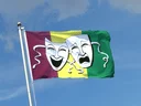 Comedy & Tragedy Flagge