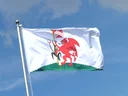 Cardiff City Flagge