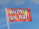 Happy New Year Flagge
