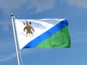 Lesotho alt Flagge