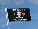 Pirate no guts no glory Flag