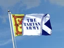Schottland Tartan Army Flagge