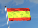 Spanien ohne Wappen Flagge