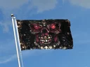 Totenkopf Hölle Flagge