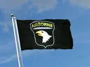 USA 101st Airborne, black Flag
