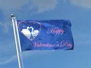 Happy Valentines Day Flagge