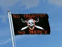 Pirate No Quarter No Mercy Flag