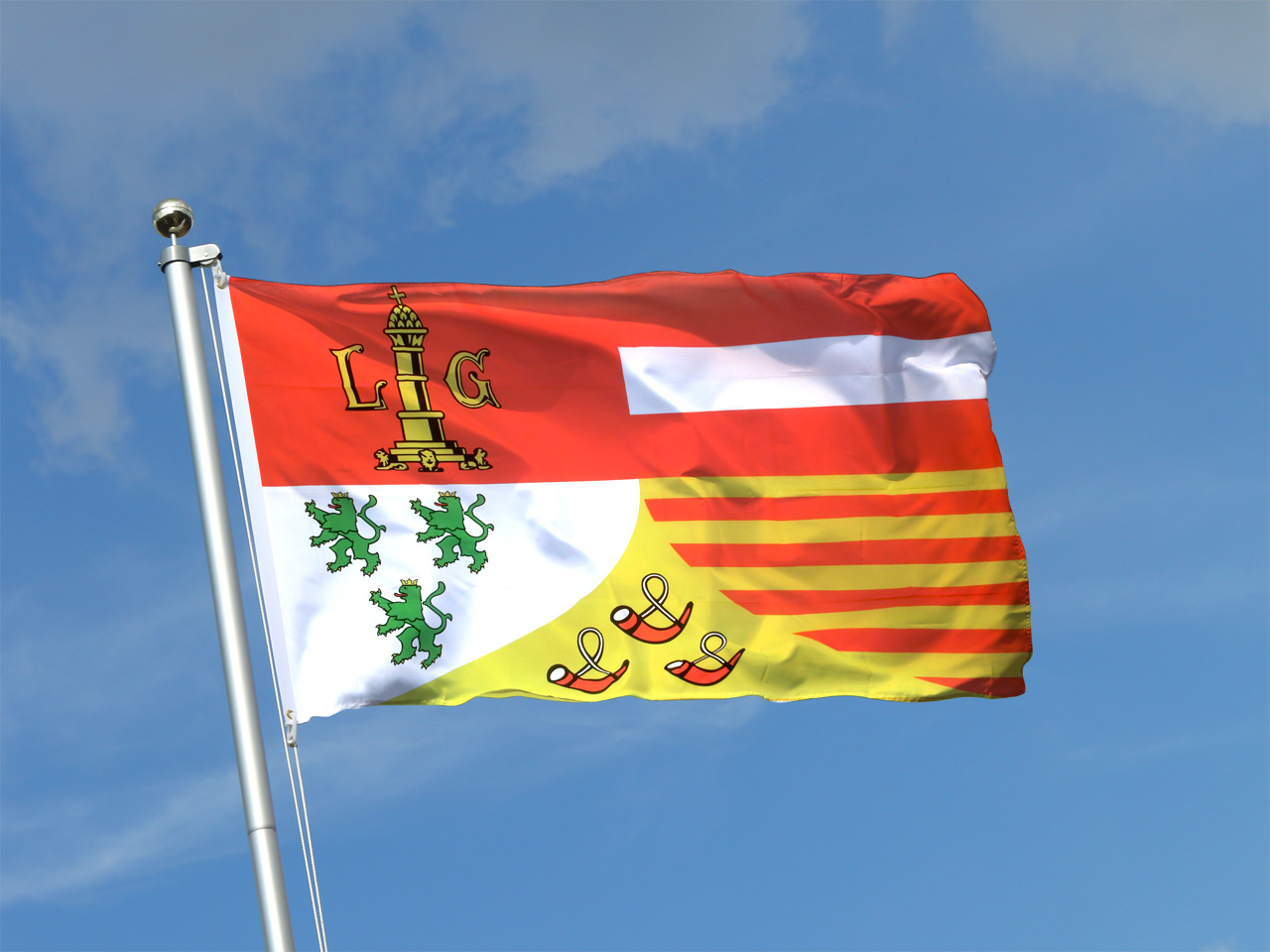 Belgien Lüttich Provinz  Flagge Fahne  Hissflagge Hissfahne 150 x 90 cm 