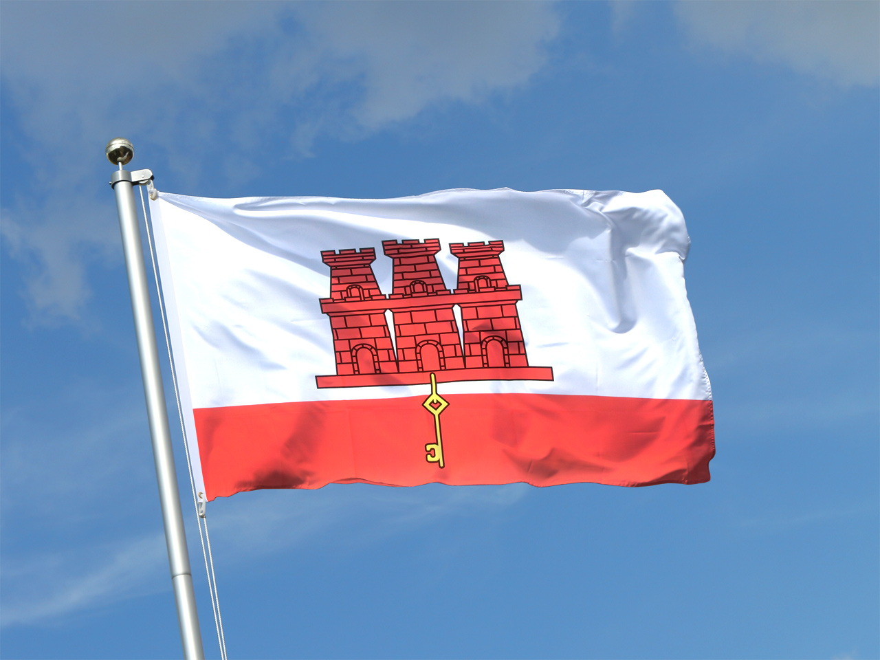 Fahne Gibraltar 30 x 45 cm Flagge 