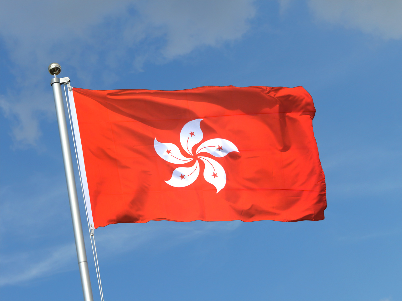 Hong Kong Flagge - Hongkong Fahne kaufen - FlaggenPlatz