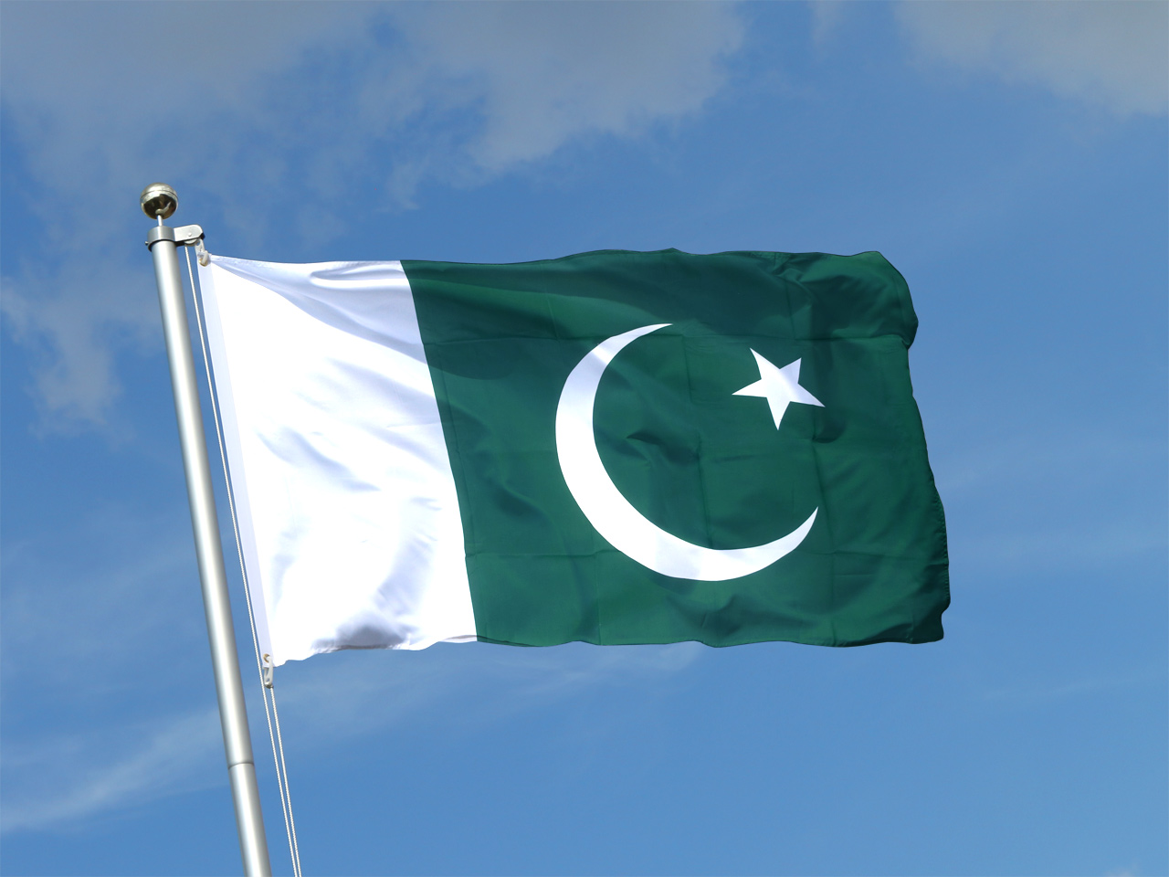 Pakistan Flagge Pakistanische Fahne Kaufen Flaggenplatz