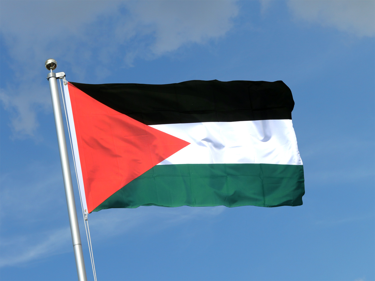 Palästina Hissflagge palästinensische Fahnen Flaggen 60x90cm 