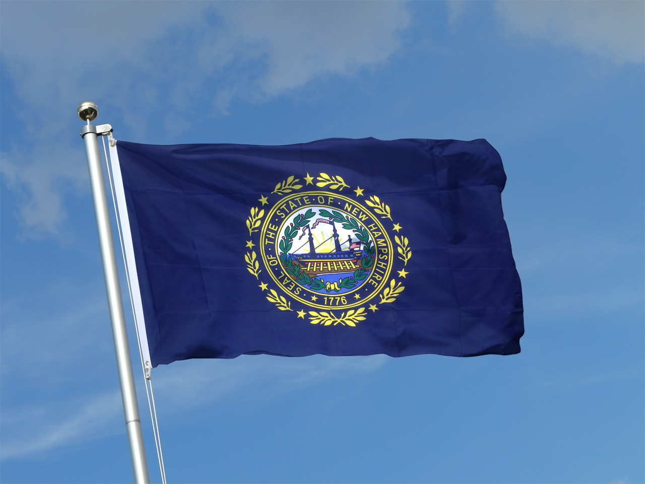 New Hampshire Flag For Sale Buy Online At Royal Flags