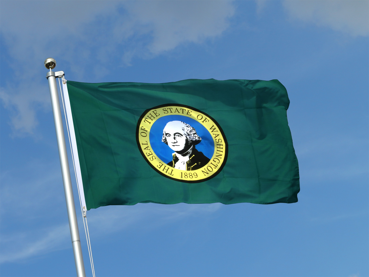 Флаг штата Вашингтон