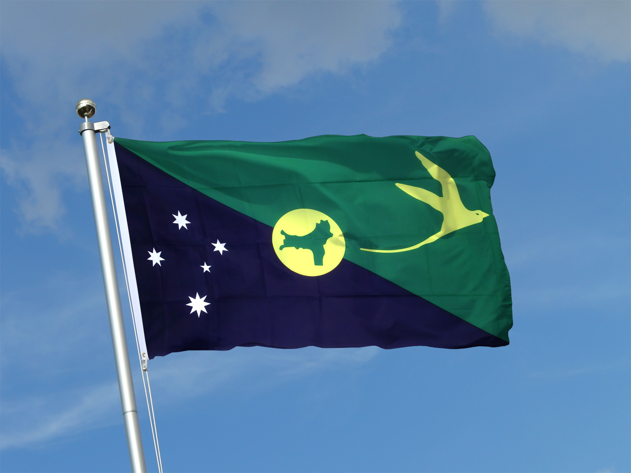 Flagge ozeanische Hissfahne 90x150 cm Christmas Island Fahne Weihnachtsinsel 