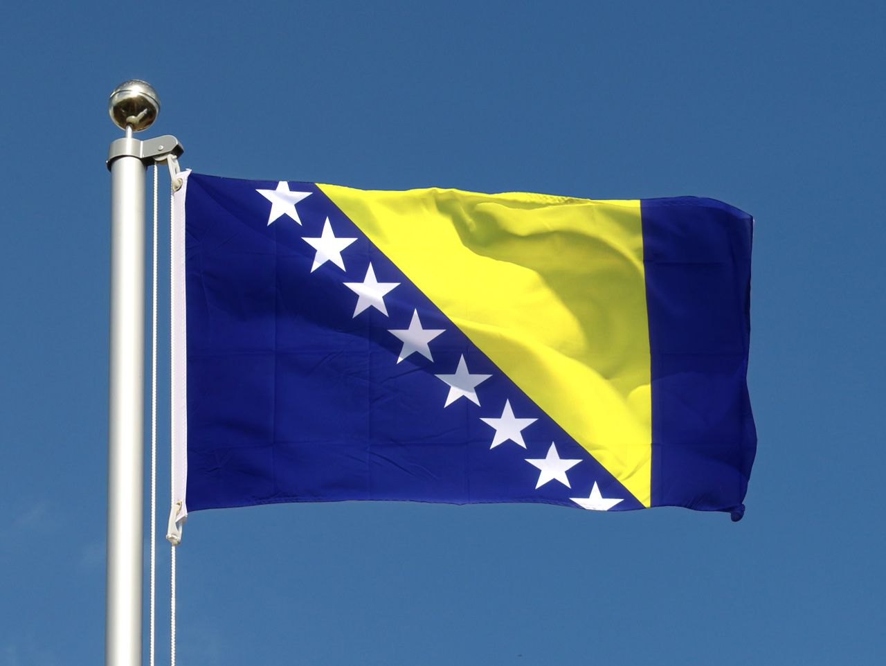 Bosnische Flagge