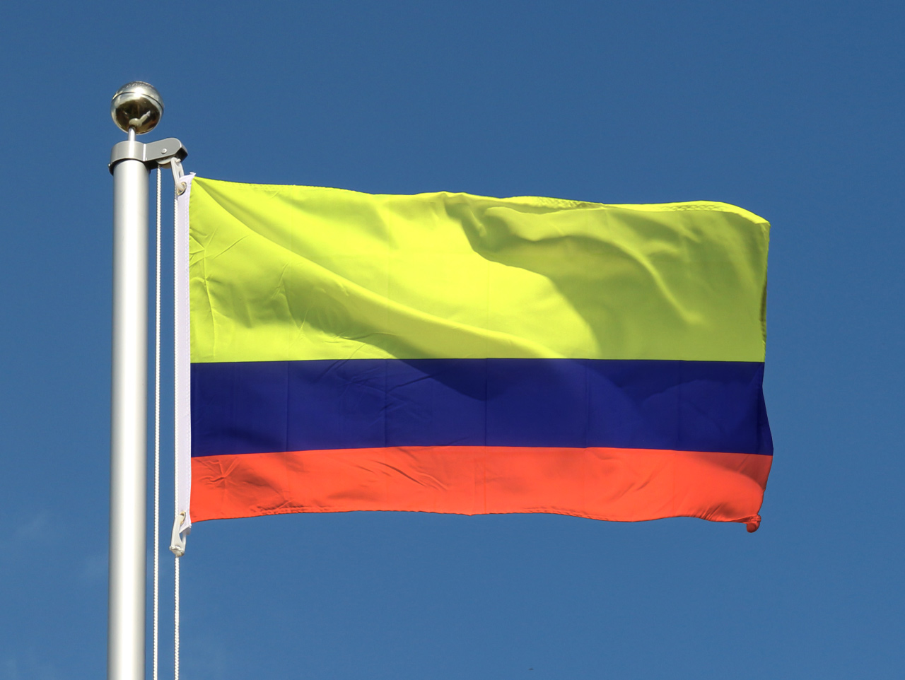 Флаг Колумбии и России