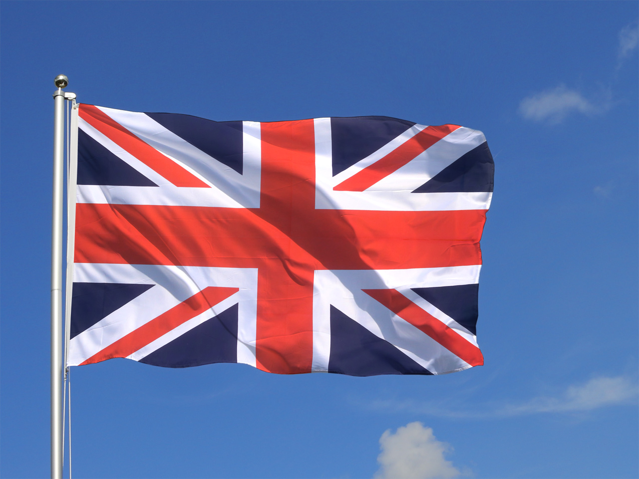 Fahne Flagge aus aller Welt Großbritannien 40 x 60cm Bootsfahne mit Hohlsaum