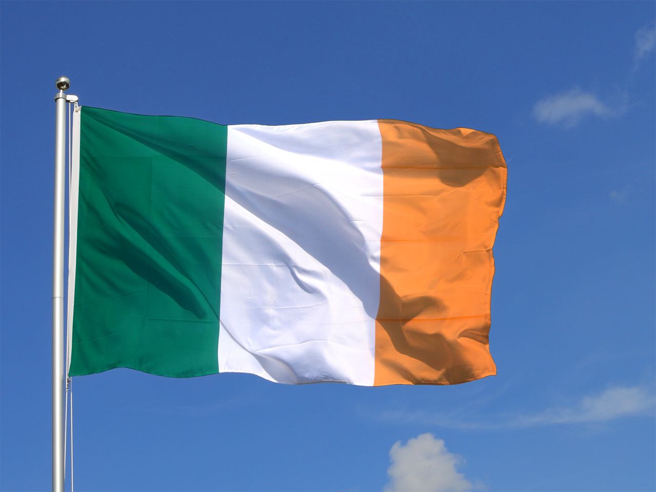 Fahne Vintage Irland Flagge irische Hissflagge 90x150cm 
