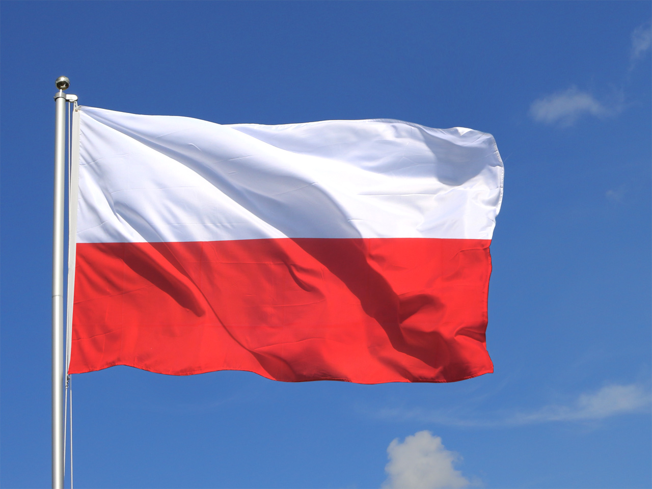 Fahne Polen Flagge Woiwodschaft Emland Masuren Hissflagge 90 x 150 cm 