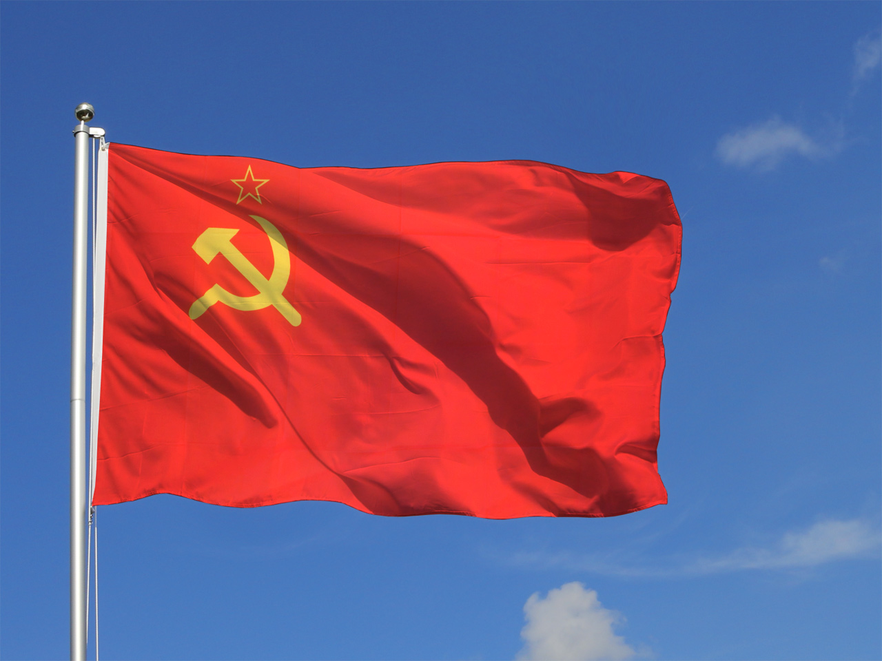 Flagge Fahne UDSSR Sowjetunion Hissflagge 60 x 90 cm 